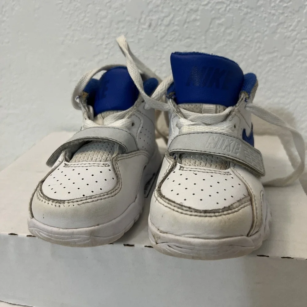 Nike Trainer SC II (TD) 631490-002 Size 6C Child Toddler Unisex‎ White Blue Red